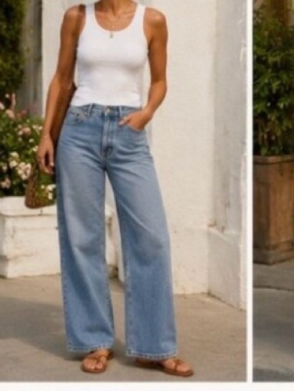 Madewell The Perfect Vintage Wide Leg Jean - Picture 1 of 12
